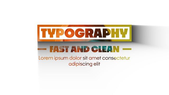 Corporate Gradient Box Typography Title with Caption MOGRT Template