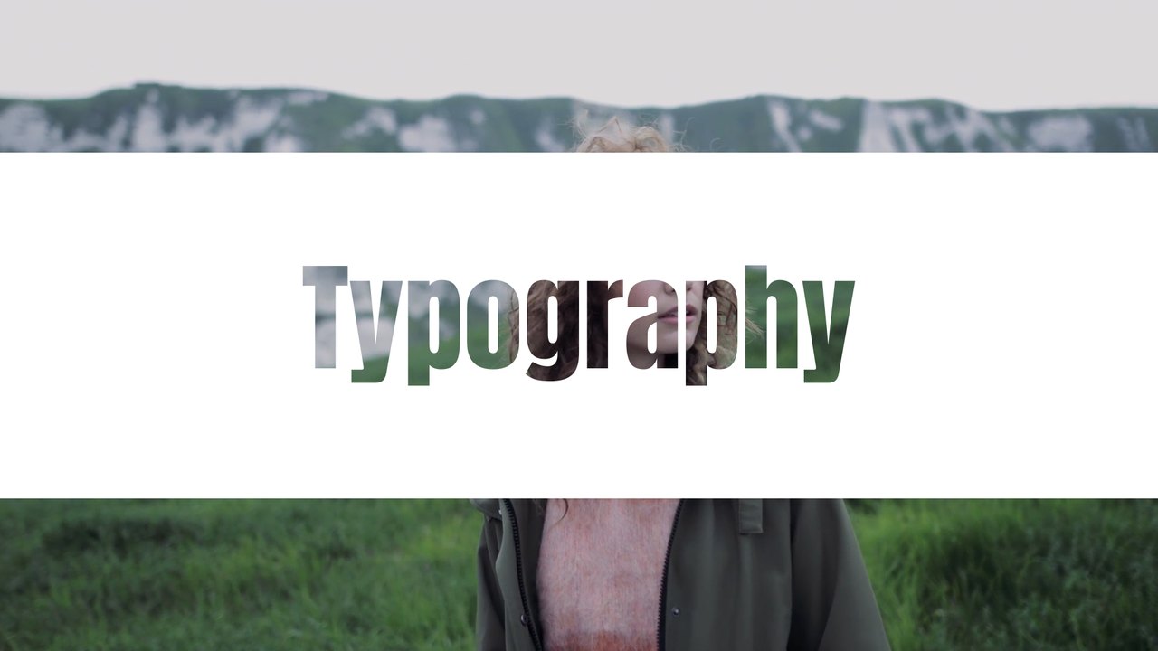 Condensed Band Word Zoom Letter Transition Premiere Pro MOGRT