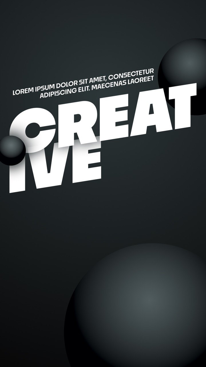 Vertical 3D Typography Title with Upright Word Rotation After Effects Template