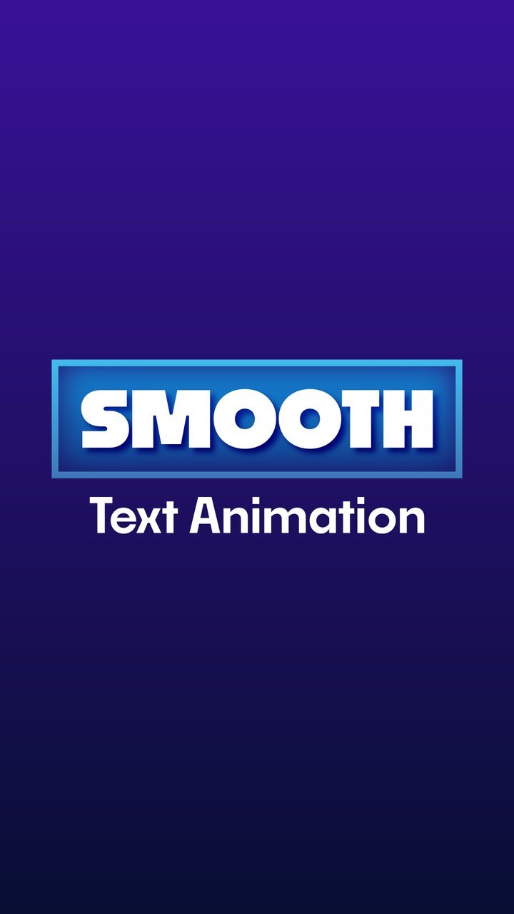 Vertical Glowing Box Word Title with Caption After Effects Template