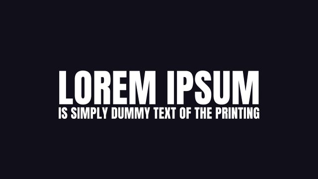 Shadow Text Opener and Big Motion Typography for After Effects