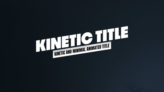 Corporate Intro Motion Typography