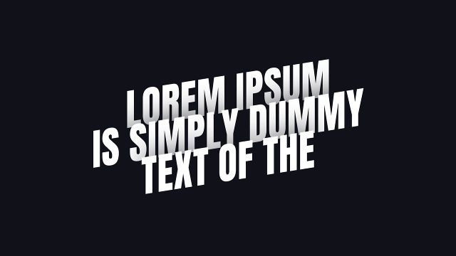 Skewed Three Line Bold Text Animations Premiere Pro MOGRT Templates