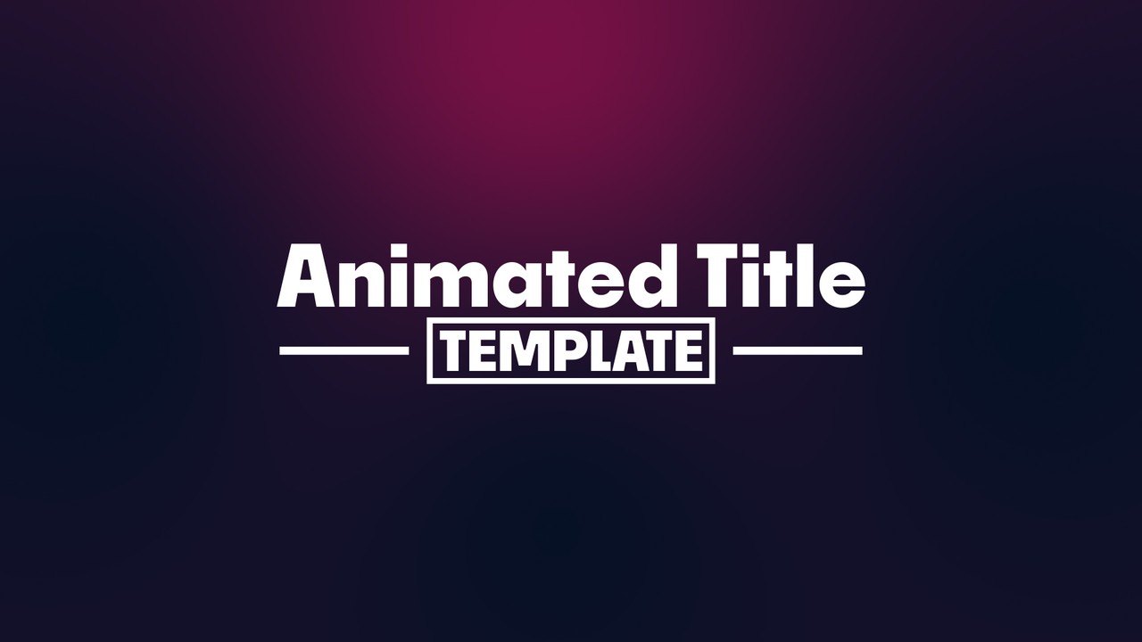 Mulberry Title Animation with Lined Tag Caption Premiere Pro MOGRT