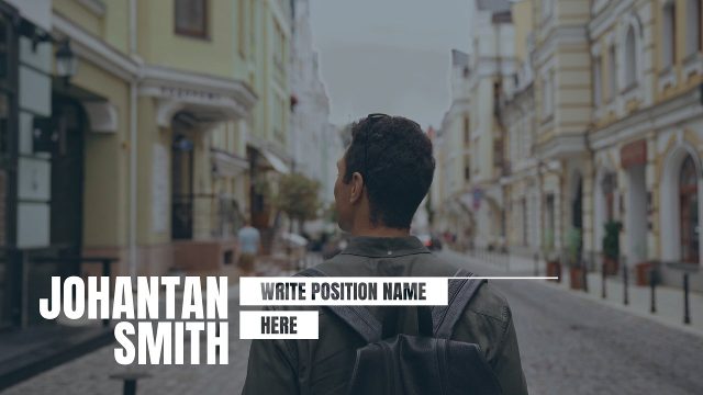 Position Labels Lower Third featuring Thin Side Line MOGRT Pack for Premiere Pro