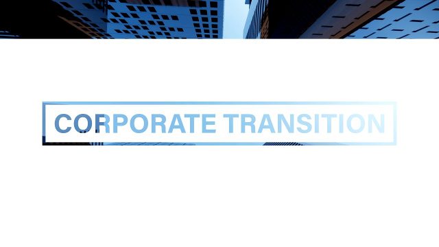 Animated Corporate Typography Transition with Thin Outline Text Box for Company Promos After Effects Templates