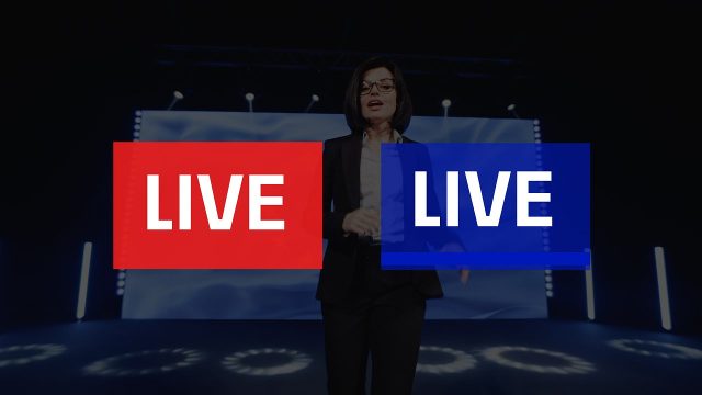 Live Stream News Broadcast Label
