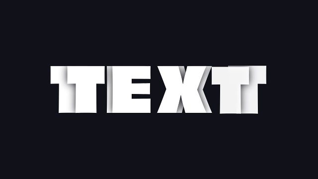 Stepped 3D Extrude Word by Word Corporate Text Animation After Effects Template