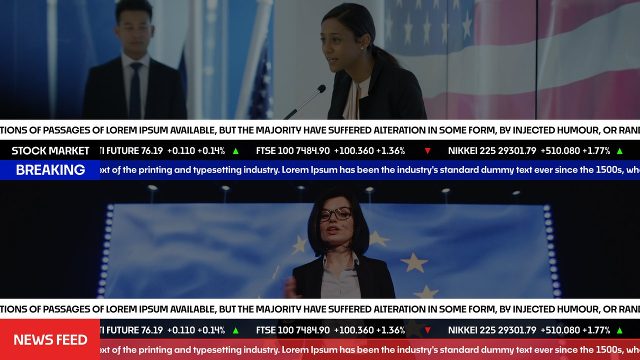 Breaking News Ticker Lower Band