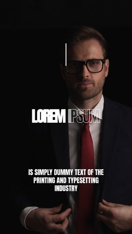 Vertical Frame Opening Corporate Story Titles featuring Paragraph After Effects Template