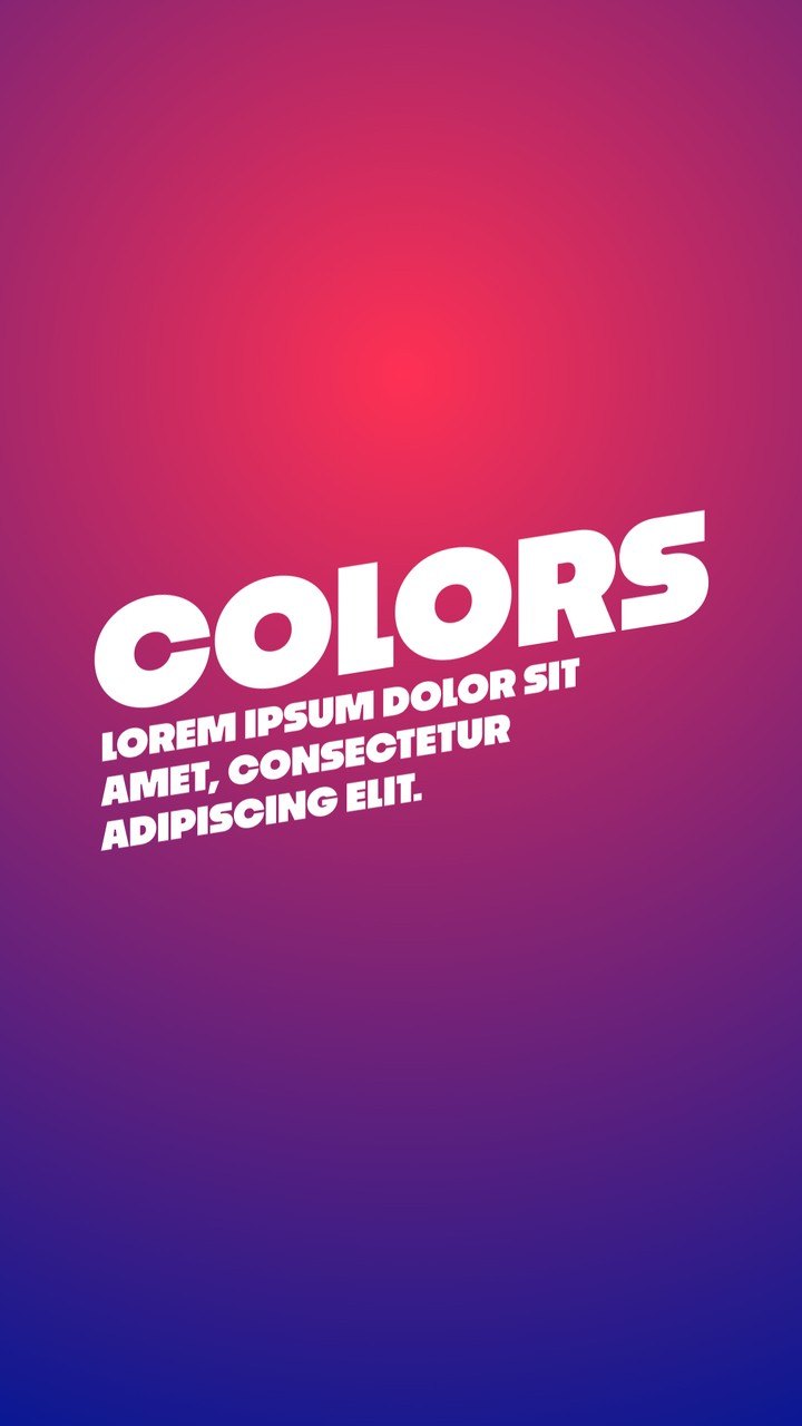 Vertical Leaning Word on Glow Social Media Texts Premiere Pro MOGRT