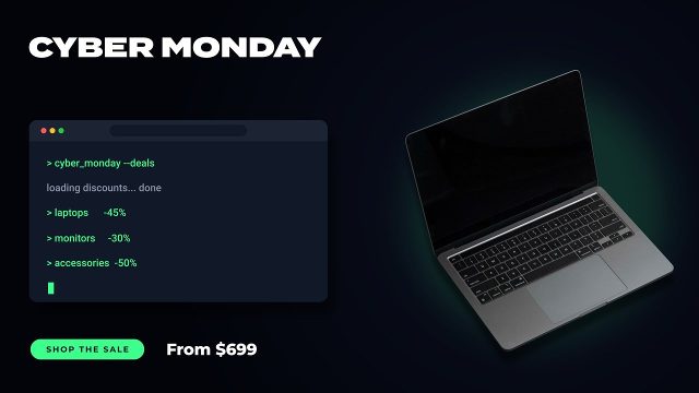 Command Line Window Deals Animation with Price Labels Premiere Pro Template