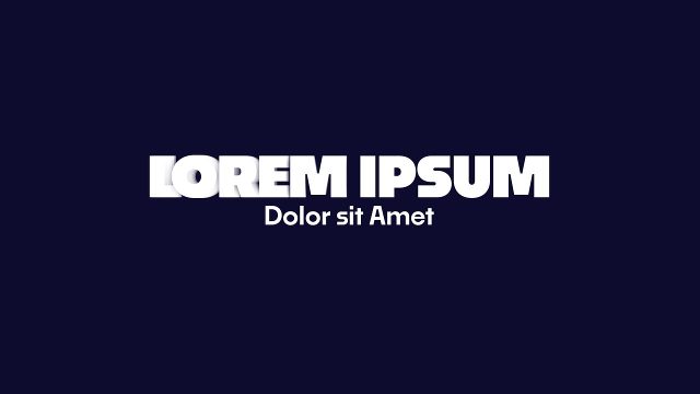 Bold Corporate Text Effects MOGRT Template