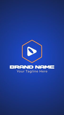 Gradient Vertical Logo Reveal
