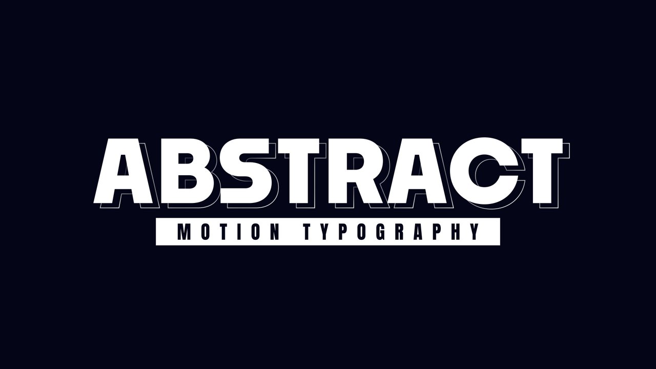 Abstract Heavy Caps Corporate Typography featuring Black Subtitle Premiere Pro MOGRT