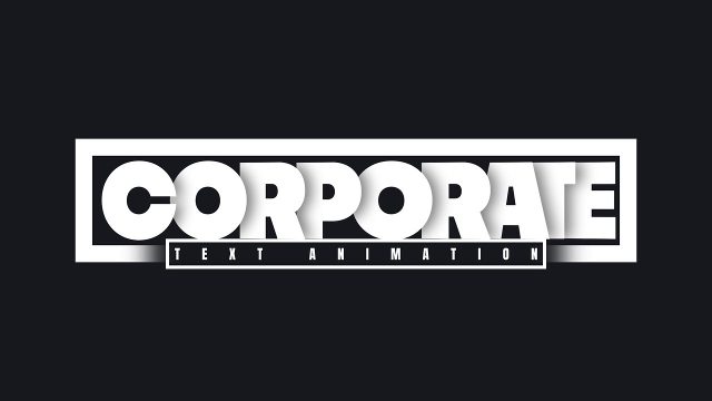 Hollow 3D Corporate Headline with Tracked Subline for Editorial Videos Premiere Pro Motion Graphics Template
