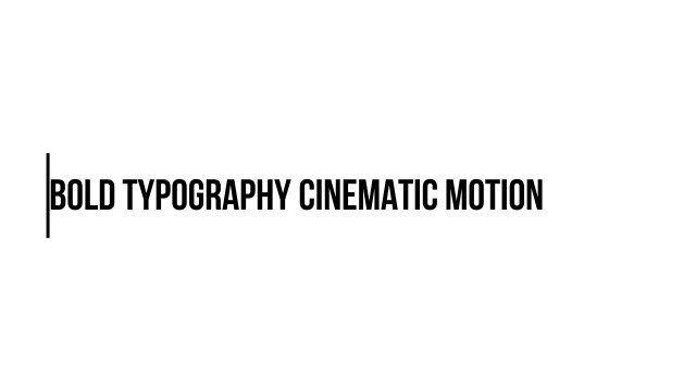 Thin Line Long Headline Text Reveal for Film Title Cards in After Effects – Free Download