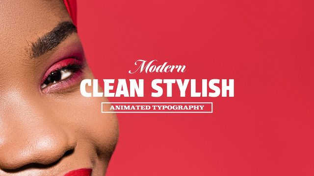 Stylish Script Title Animation featuring Caps and Framed Tagline After Effects Template