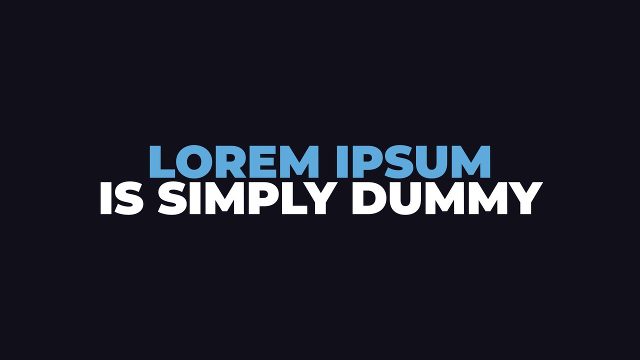 Corporate Modern Titles with Sleek Text Animation After Effects Project