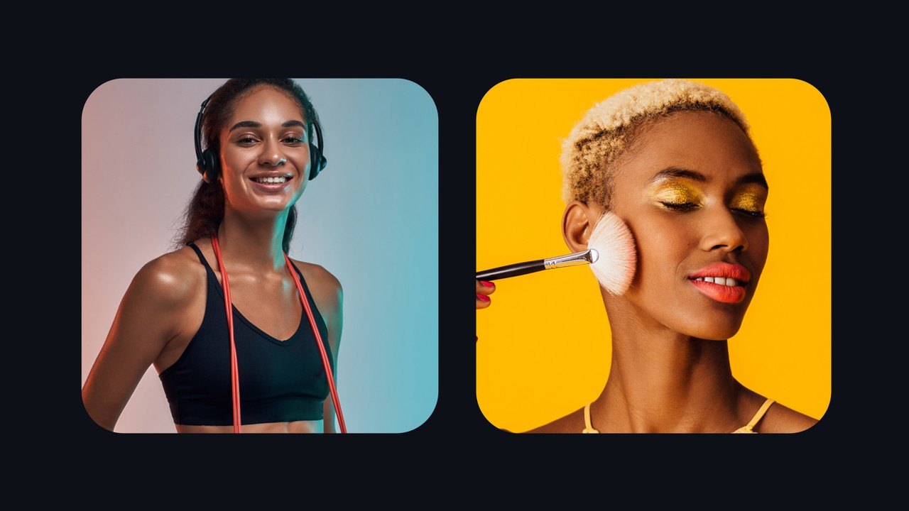 Photo Slideshow Openers featuring Rounded Duo Tiles After Effects Template