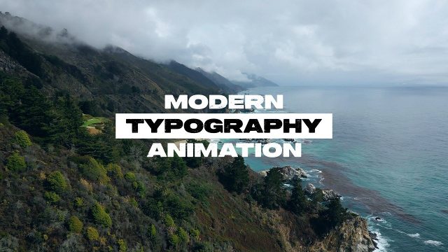 Plate Middle Line Title Animation with Small Caps After Effects Template