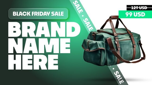 Black Friday Flash Sale Product Promo with Price Drop Tag After Effects Template