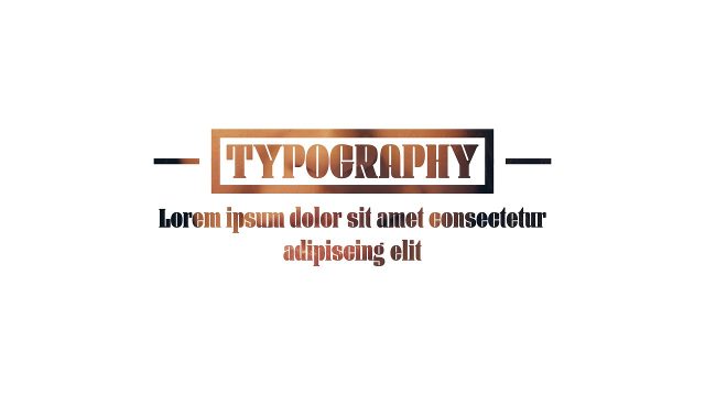 Bordered Clean Typography Animations with Picture Letters and Paragraph Project for After Effects