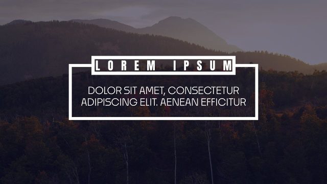 Trendy Framed Paragraph with Top Tab Animated Title MOGRT Template