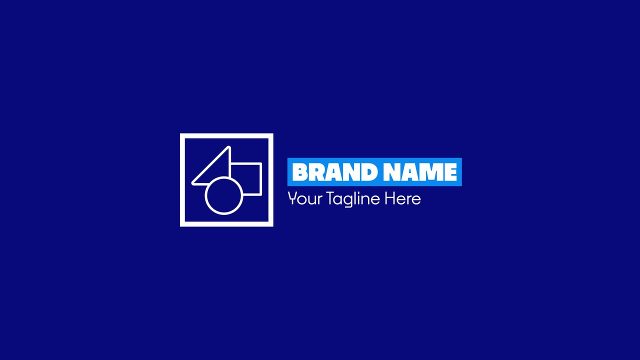 Animated Logo Sting with Brand Name Label Box Project for After Effects