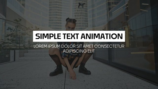 Simple Plate and Text Title MOGRT for Premiere Pro