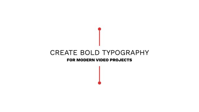 Interview Typography: Red Pin Lines – Free Premiere Pro Template