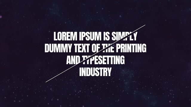 Diagonal Slash Paragraph Corporate Kinetic Typography After Effects Template