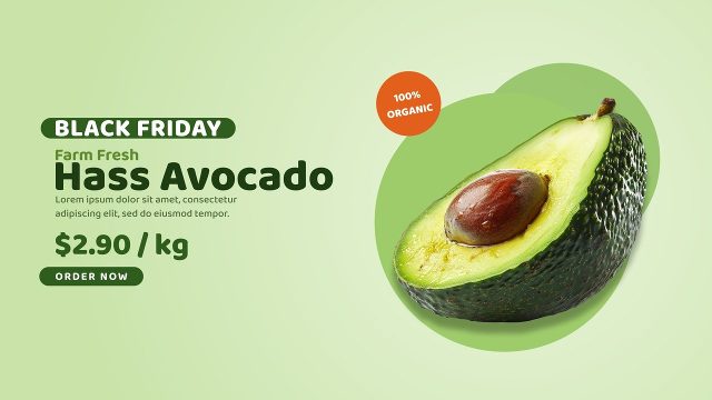Black Friday Product Promos with Organic Blob After Effects Template