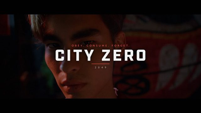 Dystopian Sci-Fi Movie Title with Red Tagline After Effects Project