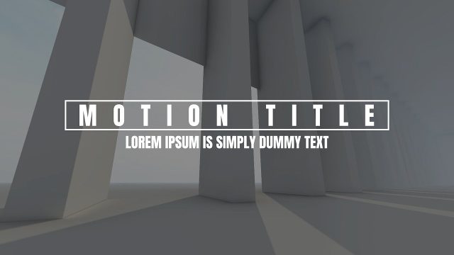 Wide Tracked Headline Text Animations in a Frame Premiere Pro Template