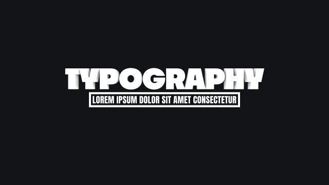 Heavy Headline over Boxed Paragraph Animated Typography for Music Promos After Effects Templates