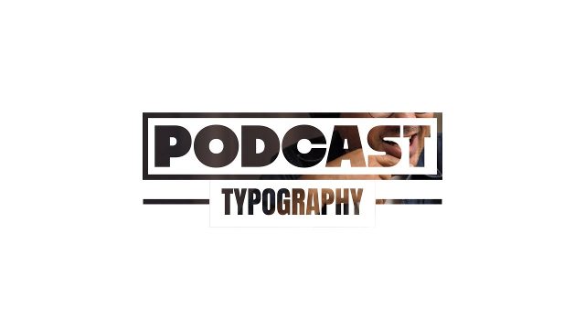 Animated Framed Podcast Intro Title with Caption Premiere Pro Motion Graphics Template