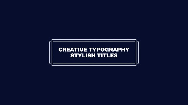 Extended Double Frame Text Reveal for Fashion Films in After Effects – Free Download