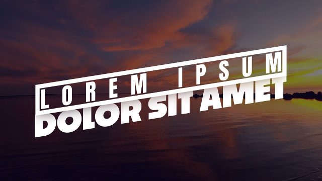 Angled Double Text with Depth Title Animations Premiere Pro MOGRT Templates