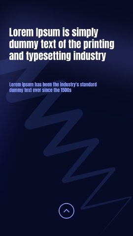 Vertical Navy Squiggle Corporate Story Text featuring Swipe Up After Effects Template