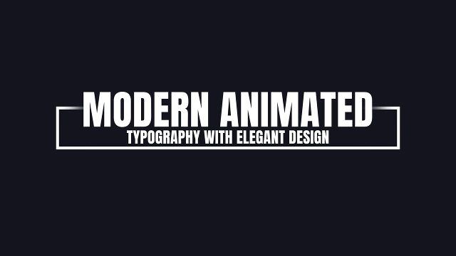 Headline Text Animations over Outline Box Line for YouTube Vlogs Premiere Pro MOGRT