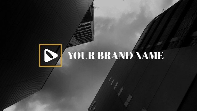 Minimalist Logo Intro Free Template for Trendy Business Presentations