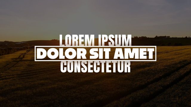 Elegant Triple Line Stack Text Animations with Framed Center for Video Essays Premiere Pro Motion Graphics Template