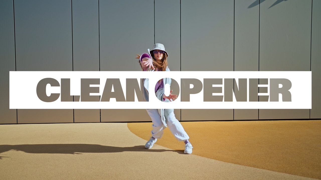 Striped Letter Fresh Clean Slideshow After Effects Template