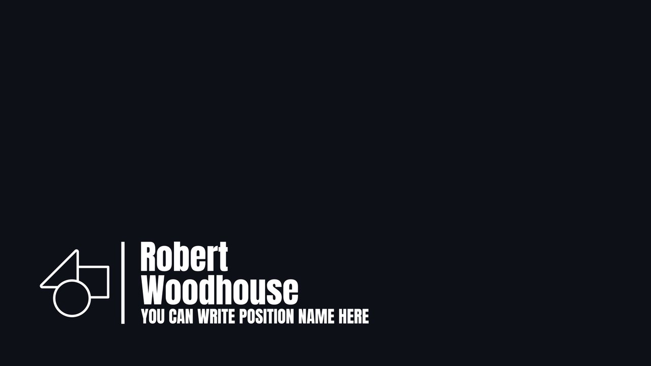 Navy Slide Thin Emblem Stack Lower Third After Effects Template