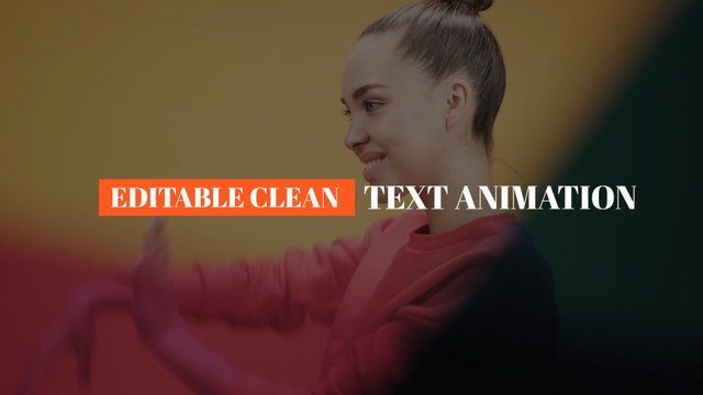 Download Free Orange Label Text Intro Template for After Effects