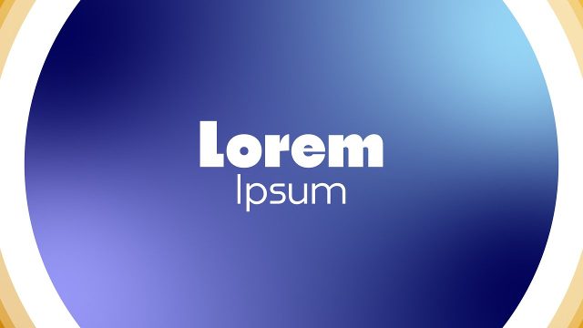 Circle Zoom Corporate Intro Opener with Gradient Disc Title After Effects Template