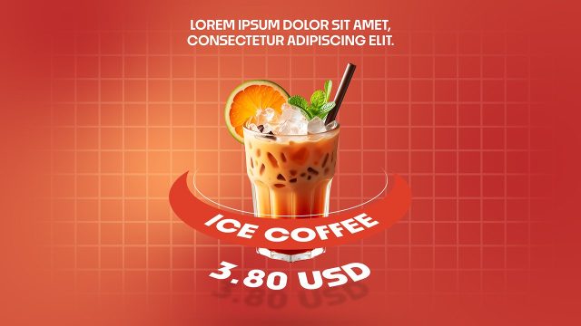 Black Friday Restaurant and Food Promo Animation with Price Label After Effects Template