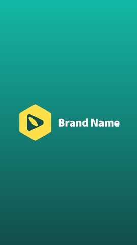 Clean and Colorful Vertical Logo Animation Premiere Pro Template