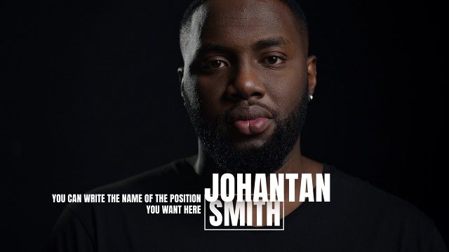 Two Line Role and Boxed Surname Lower Third for Agency Videos Premiere Pro Motion Graphics Template